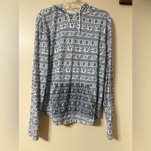 On The Byas Cotton Tribal Patterned Hoodie